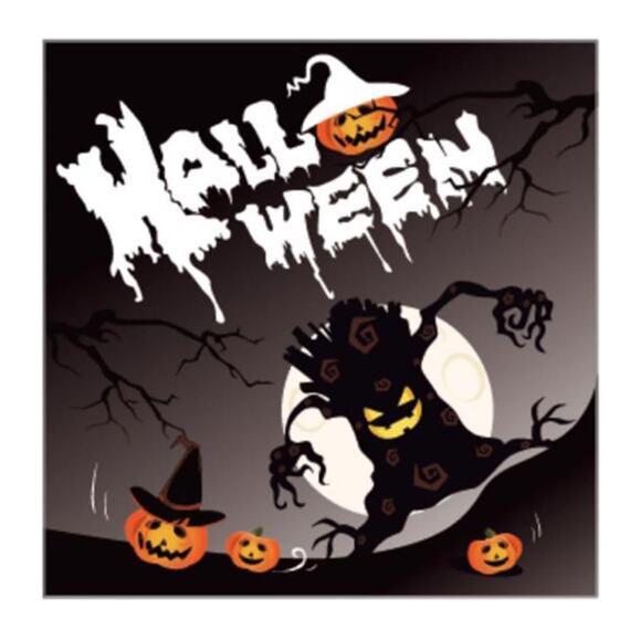 113PCS Halloween Party Supplies Disposable Paper Plates, Cups, Napkins, & Straws - Picture 3 of 6